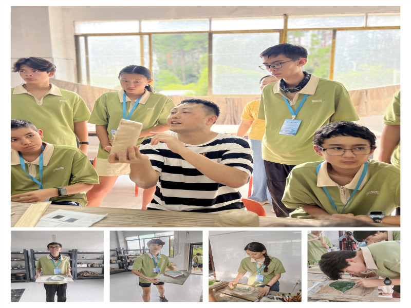 2025年华裔青少年“多彩贵州”研学之旅夏令营（铜仁营）第一天：剪纸书香，陶艺传情