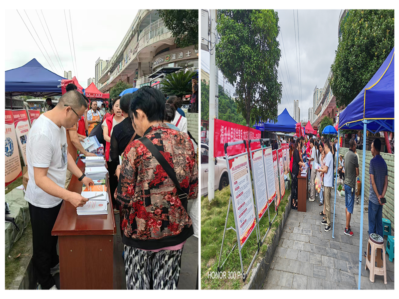 市、区侨联和区科协在灯塔街道办事处开展宣传涉侨法律法规和科普活动